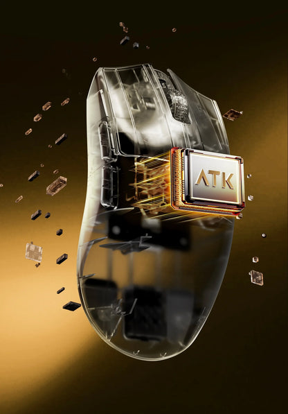 ATK X1 V2 Ultimate 2.0 безжична мишка Paw3950 Utrla 54g лека 750ips 0.163ms ниска латентност 650ips геймърски нов аксесоар подаръци