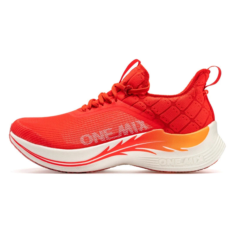 ONEMIX Original Carbon Fiber Running Racing Shoes Professional Marathon Ultra-Light Rebound Damping Trail Sport Road Sneakers