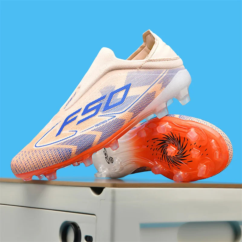 Nouvelles chaussures de football pour hommes, crampons de football sur gazon, chaussures de football pour adultes, crampons de futsal, crampons de sport confortables, antidérapants, ultra-légers, pour entraînement en s