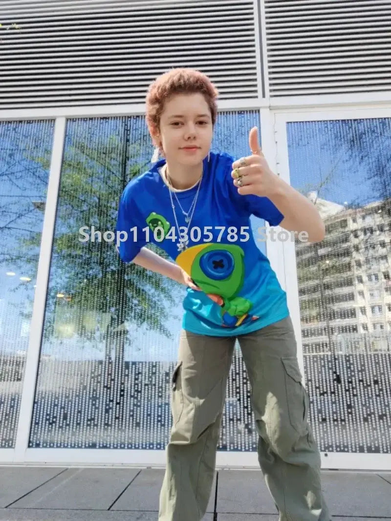 Anime Fortnite T-Shirts Girl Clothing T Shirt Boys White Cartoon Tees Baby Summer Shirts Cute Printed Tops Costume