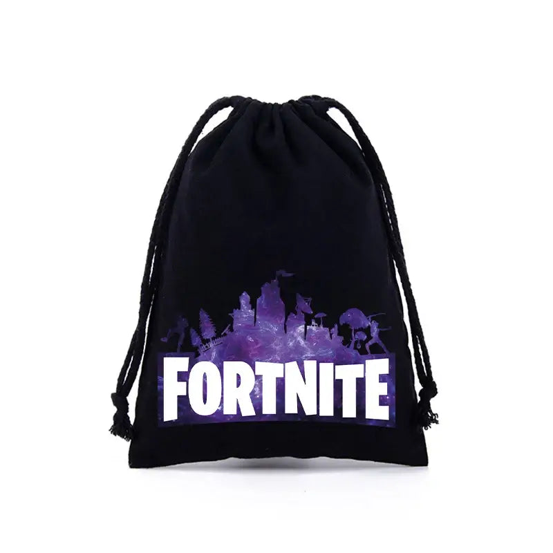 Fortnite Jungen Mädchen Kordelzugbeutel mit Cartoon- und Anime-Print, große Aufbewahrungstasche, Tragetasche, Handtasche, neues süßes Geburtstagsgeschenk