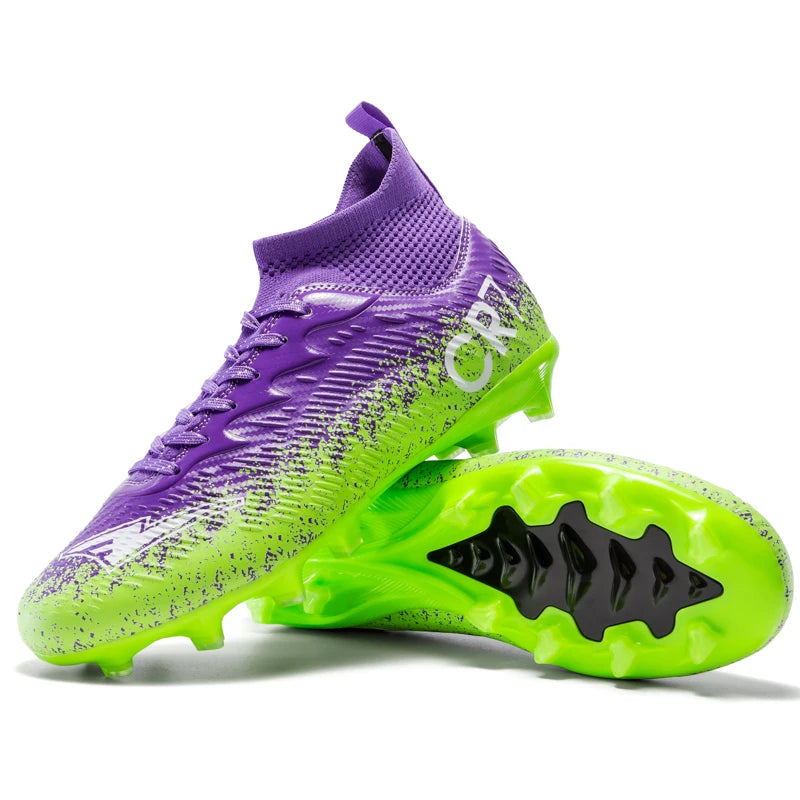 Autumn Hot Selling Shock-Absorbing Adult Football Shoes Soft and Stable Sports Shoes Rebound Wrapped Lightweight Cleats