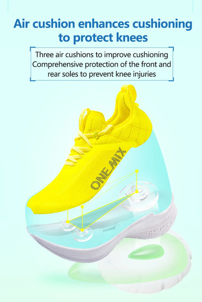 ONEMIX Original Carbon Fiber Running Racing Shoes Professional Marathon Ultra-Light Rebound Damping Trail Sport Road Sneakers