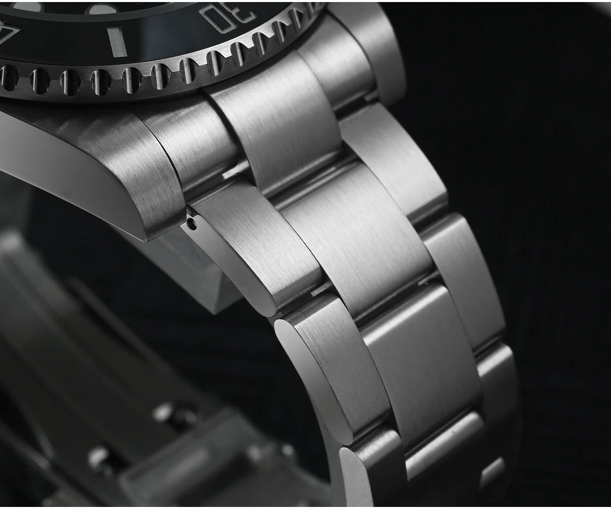 San Martin Verbesserte Version 40mm Water Ghost Diver Watch Herren Luxus-Automatikuhr Mechanische Uhr Saphir Wasserdicht 200m SN0017
