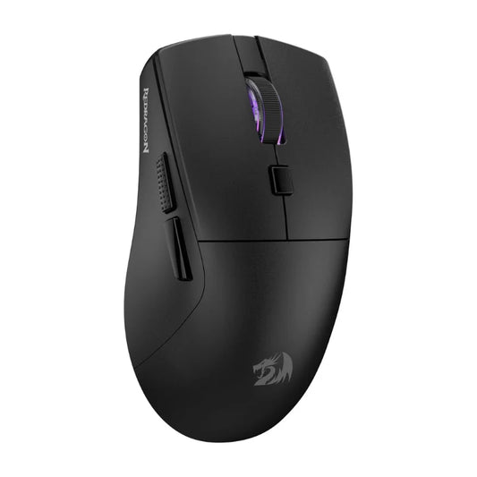 Redragon M618 LIT Wireless Gaming Mouse, 10000 DPI Ergonomic Optical Mouse with Bluetooth, 2.4GHz Wireless, 6 Programmable Buttons for PC & Laptop