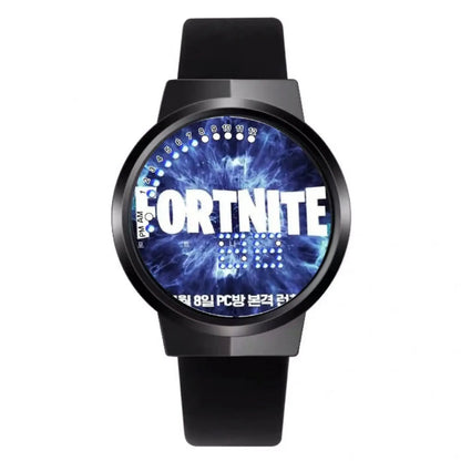 Ρολόι Fortnite Cute Fashion Cartoon Personalized Kawaii με φως νυκτός LED αφής, ηλεκτρονικό μαθητικό ρολόι, δώρο για φίλους