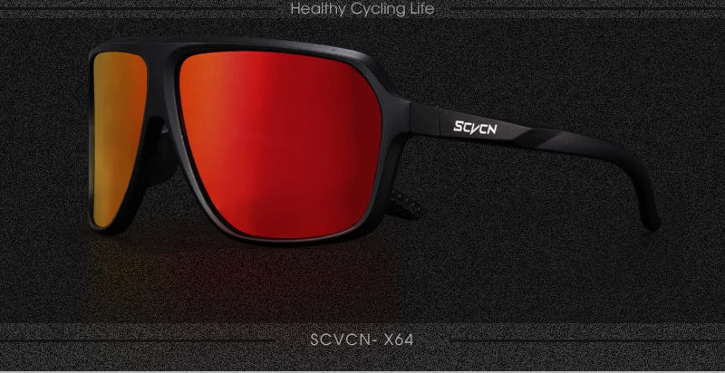 Scvcn Polarized Fishing Sunglasses Outdoor Sport Entertainment Glasses Outdoor Cycling Road Bike UV400 Protective Frame Glasses