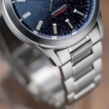 PX1746 New Mens Mechanical Watches Aventurine Dial 100M Waterproof Clock Sapphire Glass Automatic Men Watch Relogio Masculino