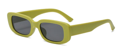 New Small Sunglasses Women Men Trendy Vintage Brand Designer Hip Hop Square Green Sun Glasses Female Eyewear UV400