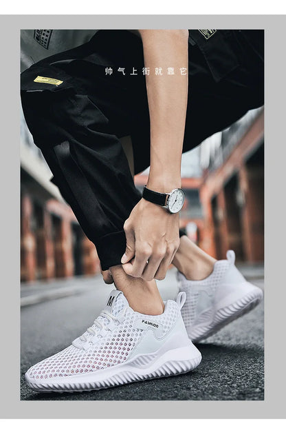 2026 Summer Men's Loafers Walking Mesh Breathable Summer Comfortable Casual Shoes Sneakers Zapatillas Hombre Men Running shoes