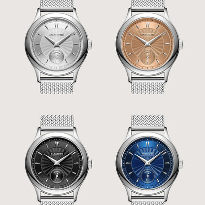 FARASUTE Retro Hangzhou Customized Movement Automatic Mechanical Watch Men Sapphire Stainless Steel Small Second Hand Wristwatch