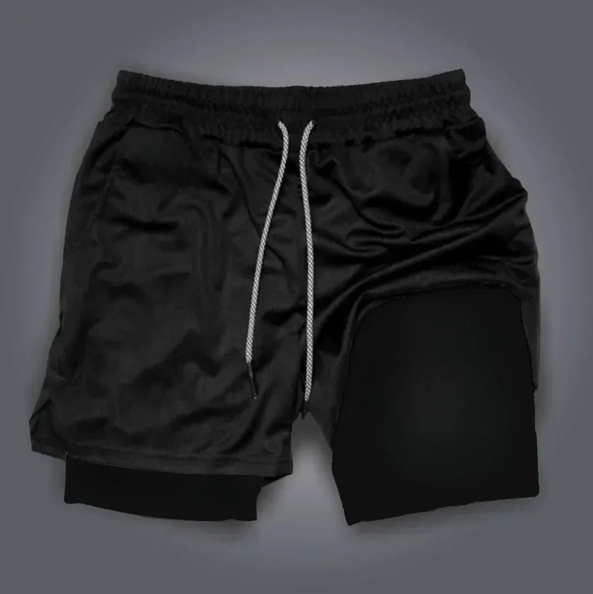 Dragon Ball GOKU Printed Double Layer Shorts Bandai Loose Men's and Women's Summer Sweating Breathable Sports Shorts