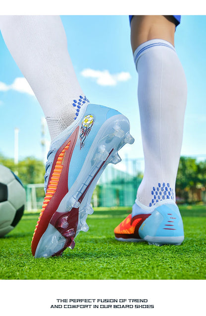 Pánske futbalové kopačky, športová futbalová obuv, outdoorové kopačky, dospelí, protišmykové, chlapčenské, s dlhými hrotmi, tréningové, priedušné, na zápas, pohodlné