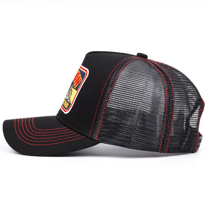 2025 New Truck Hat STATION Motorcycle Men's Street Skateboarding Hat Hip Hop Hat Women's Leisure Sunshade Baseball Hat Mesh Hat