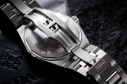 IX&DAO 2025 Neu 37mm Warrior Herren-Automatikuhr mit Miyota 9015 Uhrwerk, Saphirglas, Edelstahl, wasserdicht bis 10Bar, BGW