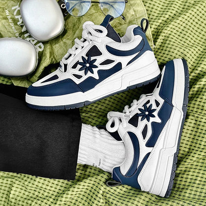 Modne męskie buty streetwear i skateboardowe, luksusowe sneakersy treningowe z oddychającej siateczki, casualowe tenisówki męskie