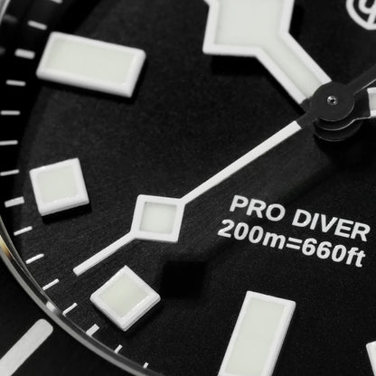 Watchdives WD1969 PRO Men Quartz Watch Sapphire Crystal Luminous Waterproof VH31Sweep Seconds Movement Stainless Steel Watches