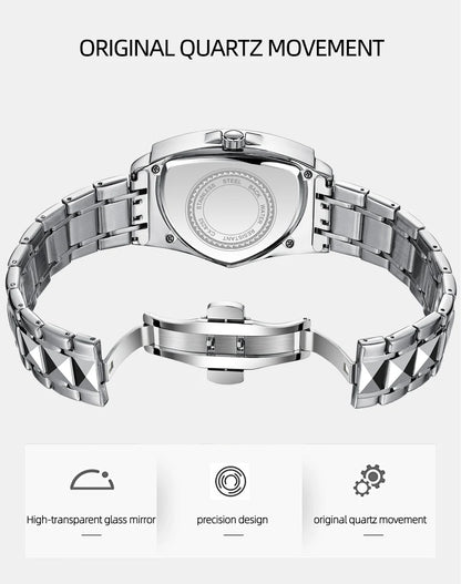 CHENXI Fashion Men's Watch Quartz Wristwatch Casual Hollow Triangle Watch Luxury Men's Gift Clock  Relojes Para