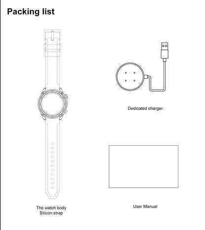 2026 New Military Smart Watch GPS Track Compass Altimeter Bluetooth Calling 860mAh Battery DTG1 Men Outdoor Sports SmartWatch