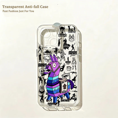 Hot Game F-Fortnites Phone Case for IPhone 17e 17 16 16e 15 14 13 12 11 Mini Pro Max X XR XSMax 7 8 Air Plus Clear Back Cover