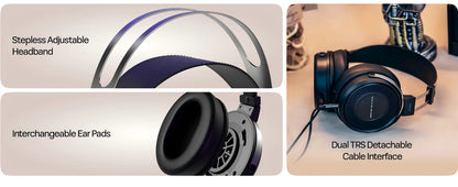 SIMGOT EP5 Auriculares con cable de alto rendimiento con transductor dinámico de 50mm – Headset gaming HiFi, baja impedancia, alta sensibilidad, sonido envolvente 7.1