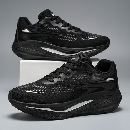 Men's Running Shoes 2025 New Breathable Mesh Cushioned Sneakers Fashion Outdoor Sports Casual Tennis Shoes for Men