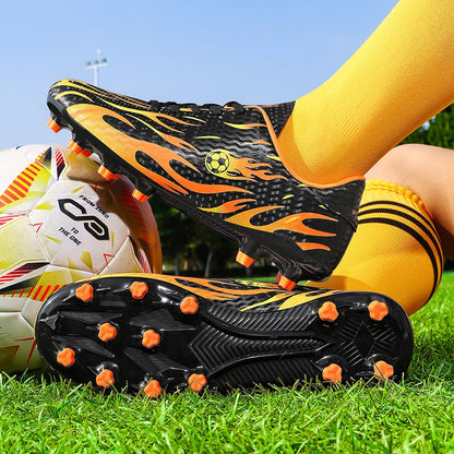 Professional Children's Football Shoes Outdoor Soccer Shoes Kids Futsal Sneakers Lightweight Non-slip Child Soccer Cleats Boys