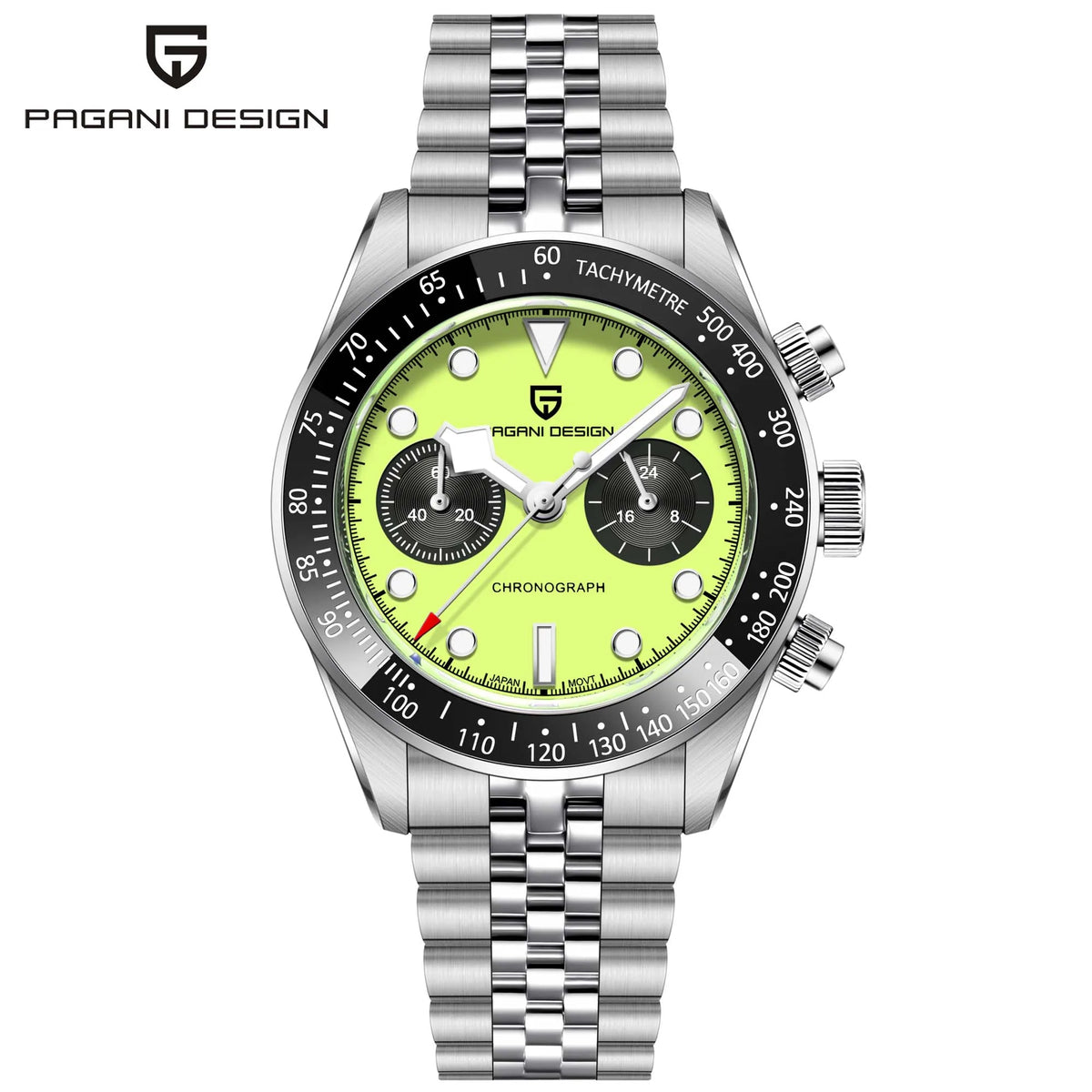 2026 New PAGANI DESIGN BB Flamingo Chronograph Luxury Sports Quartz Watch Men Sapphire mirror 100M Waterproof Fashion Wristwatch