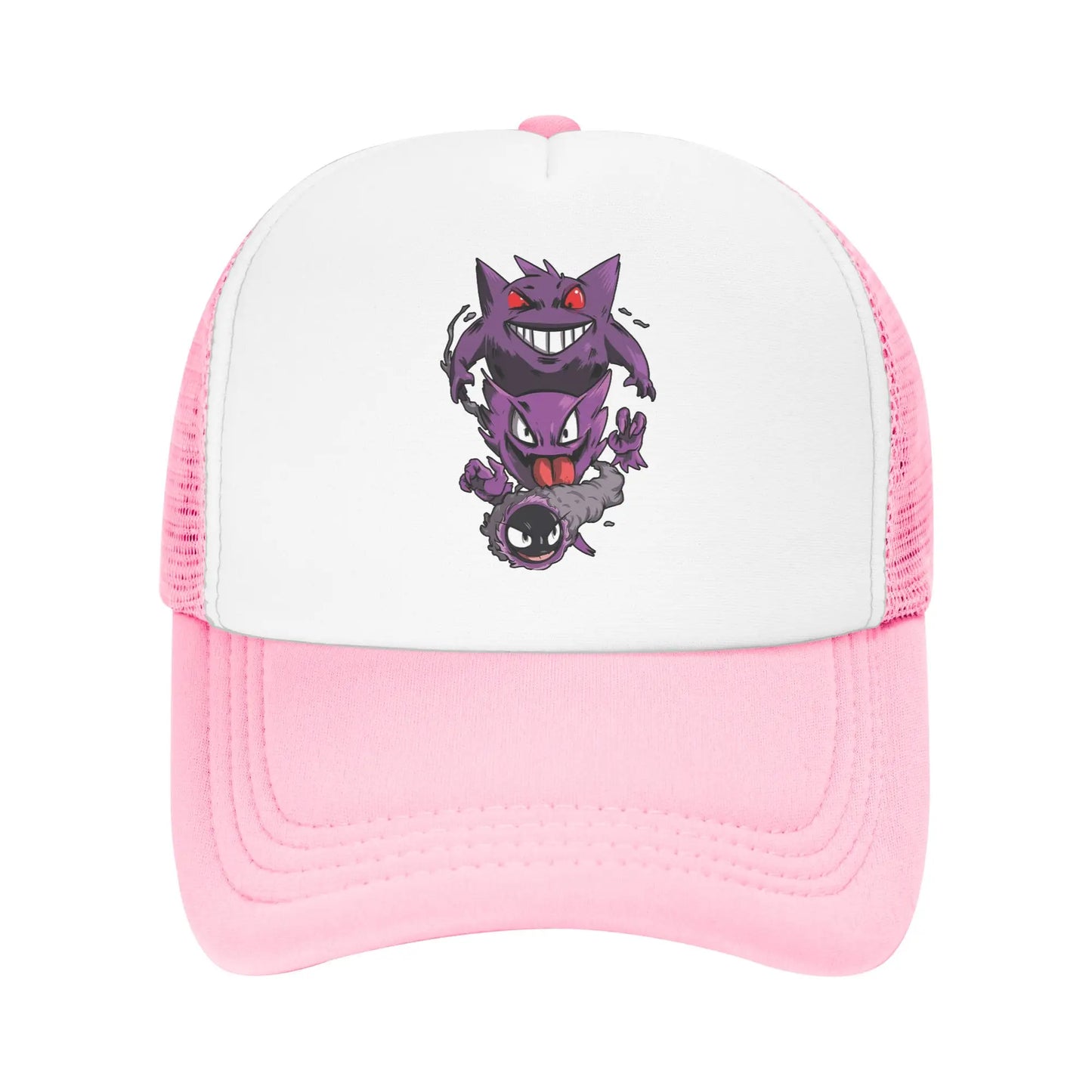 Pokemon Pikachu Trucker Hats Adult Vintage  Dad Hat Trucker Hat Sun Hats Adjustable Snapback Caps Mesh Baseball Caps Summer