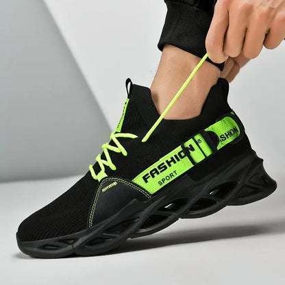 Men's Breathable Fashion Mesh Running Shoes High Quality Unisex Lightweight Tennis Athletic Sneakers 2023