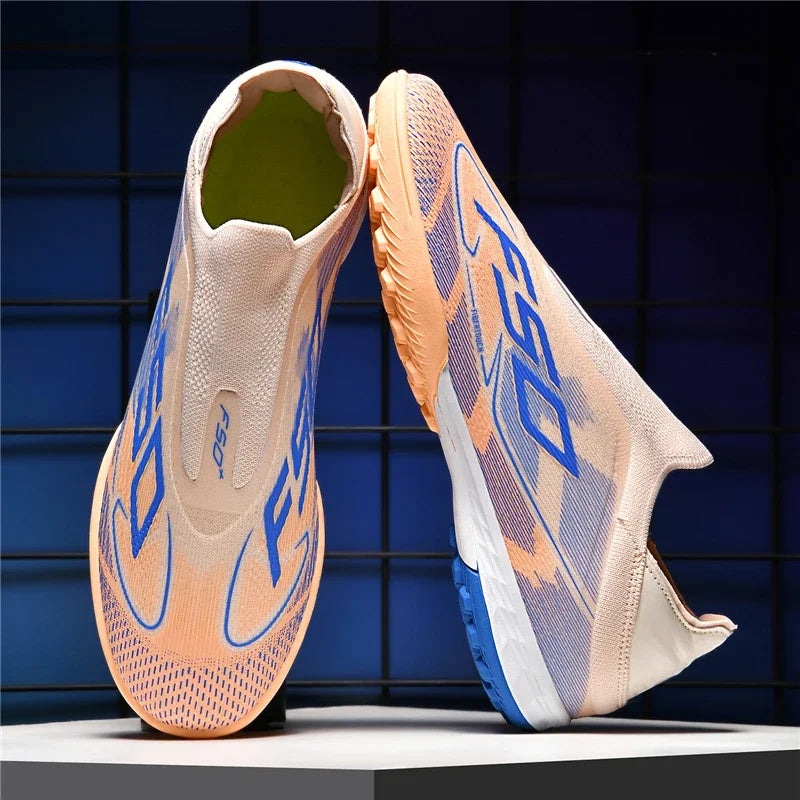 Nové pánské fotbalové boty na trávu pro dospělé, protiskluzové kopačky, ultralehké sportovní sálové boty, FG turf futsal, pohodlné