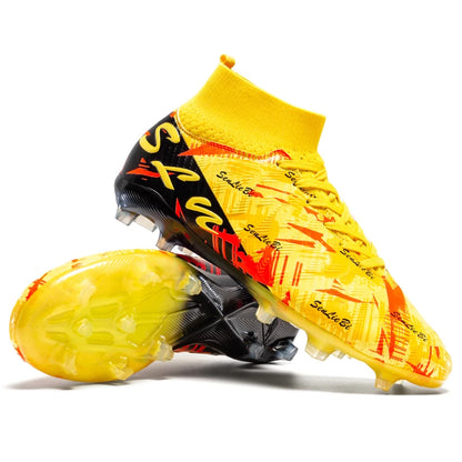 Brand Fashion Football Sneakers for Men and Women Professional Field Boots Big Size 46 Long Spikes Soccer Cleats Men's Football Boots