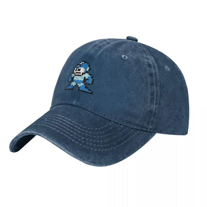 Megaman 8 bites baseball sapka, új, aranyos, vintage, luxus sapka férfiaknak és nőknek