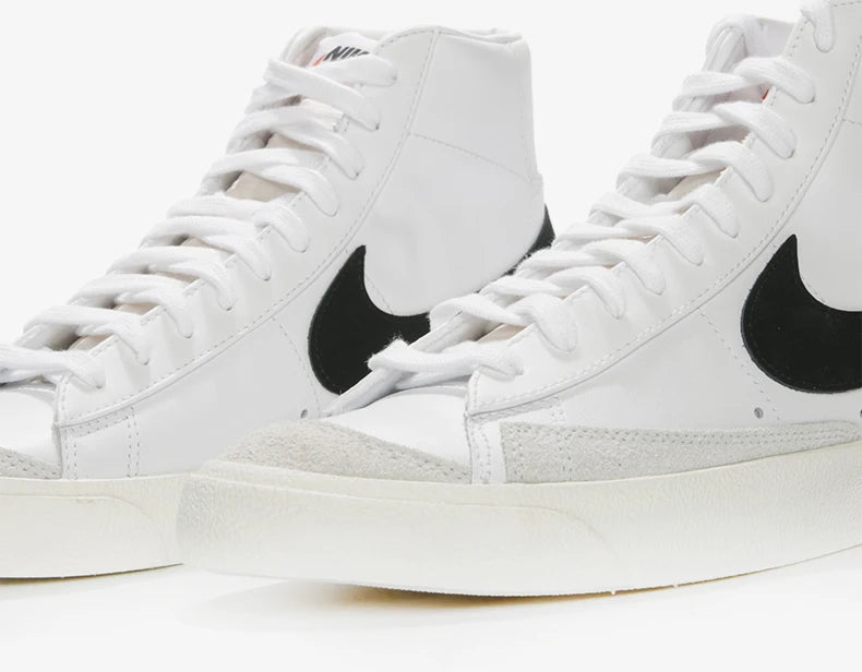 Nike Official Authentic BLAZER MID '77 Men's and Women's Casual Comfortable Sneakers BQ6806-100