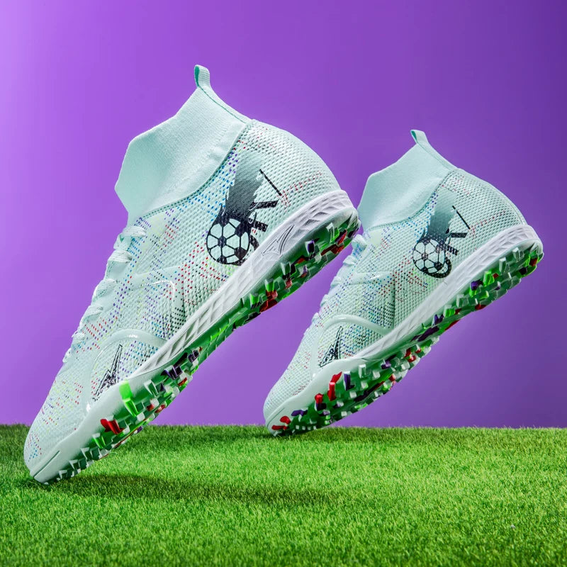 Nieuwe voetbalschoenen voor heren, ademende trainingsschoenen met noppen voor gras, lange spikes voor wedstrijden, indoor sneakers, ultralicht, dropshipping