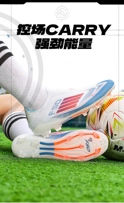New Men's Soccer Shoes Grass Adult Football Boots FG Ultralight Sport Indoor Cleats Non-Slip Turf Futsal Comfortable  Sneakers