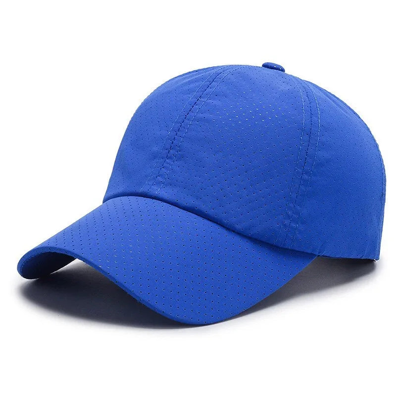Mesh Quick Dry Cap Men Running Sports Baseball Cap Women Golf Tennis Cap Outdoor Jogging Breathable Sun Hat