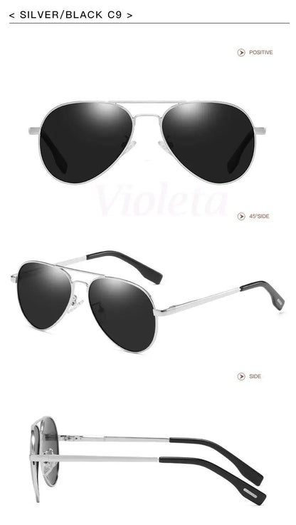 Punk Rock Polarized Sunglasses Color Film Sunglasses Han Edition Mirror Face Fashion Sun Glasses T1001