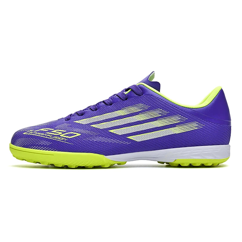 Chaussures de football pour hommes, crampons de football pas chers, chaussures de terrain AG/TF antidérapantes, chaussures de football d'entraînement en plein air pour débutants.