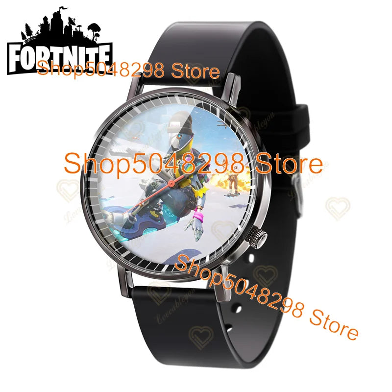 Fortnite Wristwatch for Men Women Watch Battle Game Print 2025 New Watches Quartz Wristwatch Female Children's Birthday Gifts