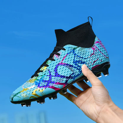 Chaussures de football de compétition à crampons, confortables, respirantes, pour l'entraînement et les matchs, une paire, tailles 31-46