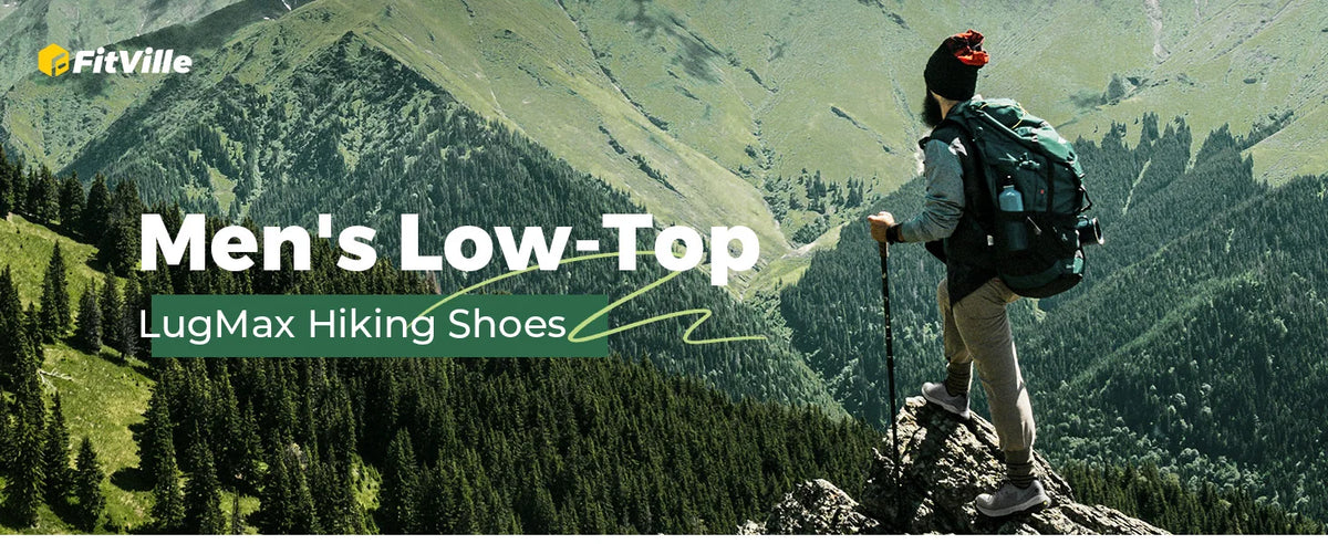 Fittington Wide Sneakers for Men Slip-on Hiking Shoes Soft Comfortable Men Running Shoe Slip Resistant Walking Shoes with Arch
