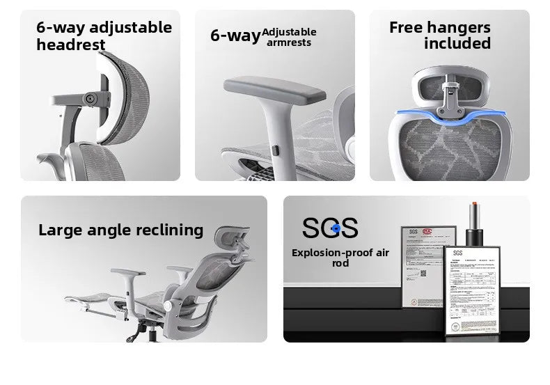 Multi-functional Chair Office Chair Computer Chair Recliner Chair Nap Ergonomic Chair Chair Swivel Chair E-sports Chair