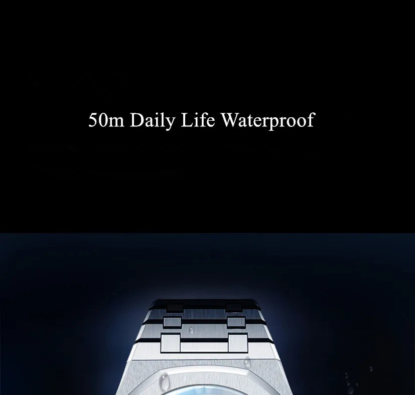 CARNIVAL Mens Mechanical Watch Brand Luxury Sapphire NH36 Movement Automatic Wrist Watches 50m Waterproof for Men Reloj Hombre