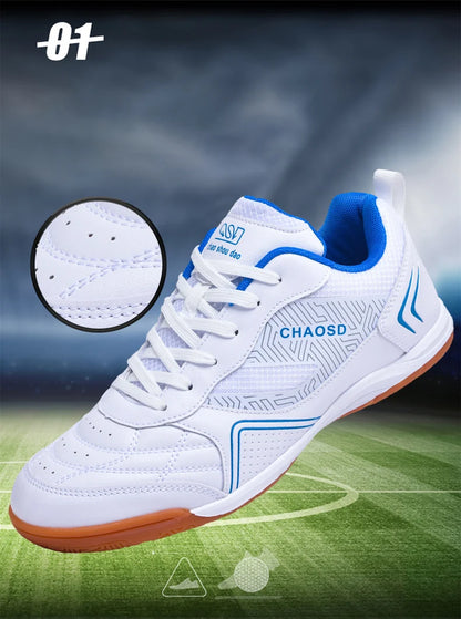 Professionelle fodboldstøvler til mænd, skridsikre futsal-træningssko, slidstærke, ultralette sneakers til udendørs og indendørs brug, unisex