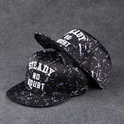 Gorra de béisbol unisex con alfabeto, estilo urbano de verano, bordada, con botón trasero, para exteriores, hip hop, ajustable y casual para hombre y mujer