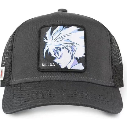 Hunter X Hunter sapka, nyári snapback baseball sapka, férfi hímzett hip-hop stílusú napellenzős, állítható trucker hálós sapka