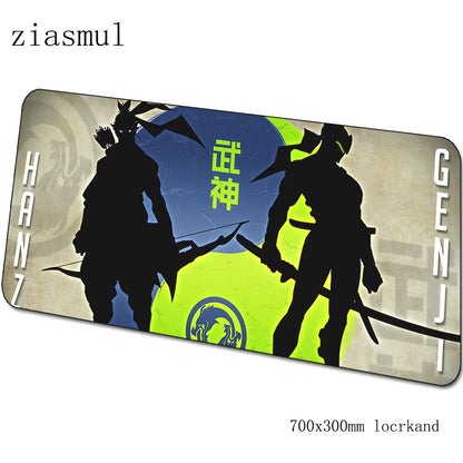 Overwatch pelės kilimėlis, animacinio stiliaus kompiuterio kilimėlis 700x300x3mm, didelis žaidimų pelės kilimėlis, Indie Pop klaviatūros kilimėlis PC žaidėjų stalui