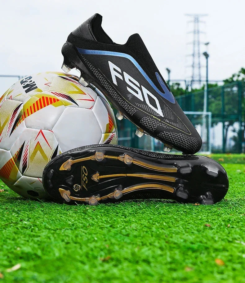 New Men's Football Boots Non-Slip Boys Outdoor Hot-Selling Soccer Shoes Grass Match Sneakers High-Quality Cleats High-Top Lightweight