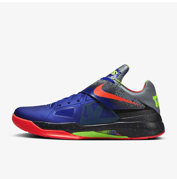 Nike KD 4 NERF auténticas para hombre, zapatillas de baloncesto bajas prácticas con amortiguación FQ8180-400